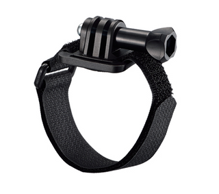 MOUNT - Helmet Mount for Light or Go Pro, Mounts via Velcro Strap.