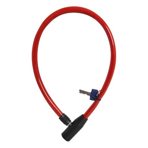 LOCK - Hoop4 Cable Lock 12mm X 600mm, RED  - Oxford Product