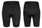 KNICKS WOMENS- FUNKIER "Mili" Elite shorts, 240g lycra fabric. Thin, soft and elastic gripper- SG-9. Sculpt waist band., Pad- F5 , BLACK, XL