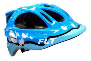 LAST STOCK CLEARANCE  Helmet, FLITE, INMOULD, Childrens, 52-56cm,  full retention ring, insect mesh, WHALES