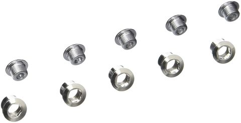 Chainring Bolt Kits, STRONGROAD SCREW FOR DOUBLE (5 ARMS)  STEEL  SILVER