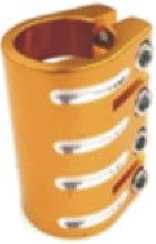 "Incredible pricing"  Scooter Clamp QUAD   31.8mm , GOLD