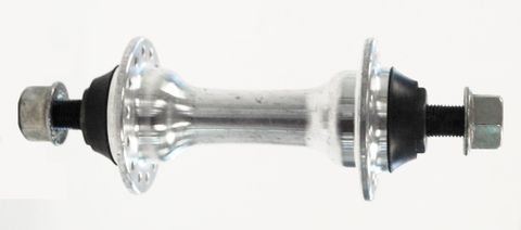 Hub, Road Front Nutted Silver - 28h