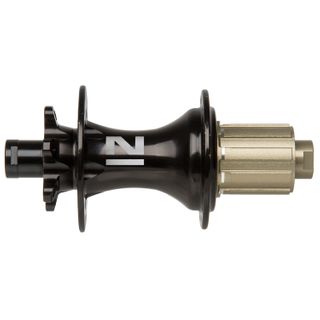 Hub, Rear DISC Black, alloy cassette body 8-11 speed, 28H, 142mm 12mm Through Hub, W/Novatec Logo