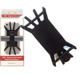 PHONE HOLDER - Rubber Wrap Mount with Swivel Function. Great Packaging