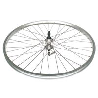 WHEEL - 26" JETSET S/W Alloy Rim, Screw On Multi-Speed Q/R Alloy Hub, Mach 1 Spokes, REAR.  ALL SILVER   (Matching Front 93699)