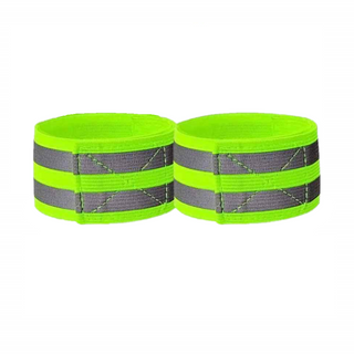 TROUSER BAND  Velcro with Reflective Tape, Fluro YELLOW