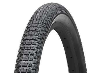 TYRE 24 x 2.00 VRB344 SBK ( 36TPI ) ,Skin Wall (more supple), ALL BLACK,  PREMIUM Quality Vee Rubber product (50-507)    VEE RUBBER label but no barcode