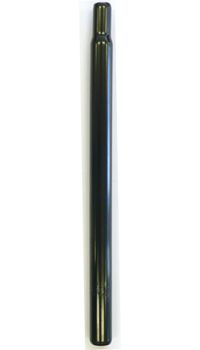 SEATPOST STRAIGHT 27.2MM X 400MM STEEL - BLACK