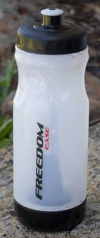 Crazy Pricing  - NOW INCREDIBLE  -   BOTTLE - Freedom EASE (Round Bottle) from Freedom Cycling Systems, Translucent Bottle with Black Lid