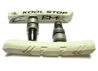 BRAKE PADS - KOOL STOP BMX WHITE THREADED  KSBMXW