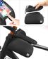 SAHOO  Top Bar Bag with removable Phone Holder, top tube mount, velcro attach phone holder