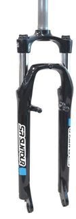 SUSPENSION FORK  29, Threadless,  SR SUNTOUR XCE,   travel 80mm, for axle 9mm, coil spring,  alloy crown, w/pivot only for  V brake, stem: 1 1/8, BLACK x 255mm