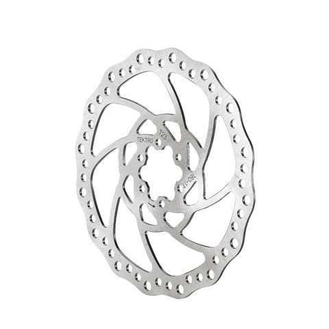 DISC ROTOR - Tektro, 203mm, T:2.3mm, stainless, w/T25 torque 6 bolts - Use only with 2.3mm calipers