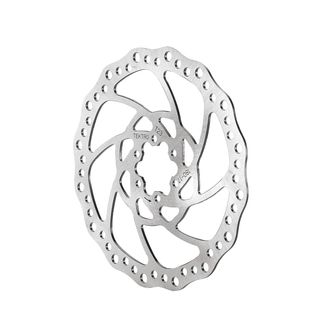 DISC ROTOR - Tektro, 203mm, T:2.3mm, stainless, w/T25 torque 6 bolts - Use only with 2.3mm calipers