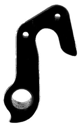 META CNC DERAILLEUR HANGER  - BLACK  Model 150, Material 6061 T651 Aviation Aluminium, CNC Machined,  GT