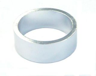 SPACER  Alloy, 1 1/8 silver 12mm