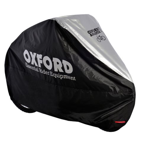 BIKE COVER  -  Oxford Aquatex - Outdoor Cover, Elasticated Bottom, Lightweight, Waterproof,  Design for One Bicycle - 200cm X 80cm X 110cm