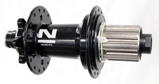 HUB - 8/11 SPEED, 12mm T/A (148mm OLD), 6 Bolt Disc, 32H, E440 Hub Body, Sealed Bearings, Novatec, Boost, Steel Axle & Freehub Body for E-MTB, Black