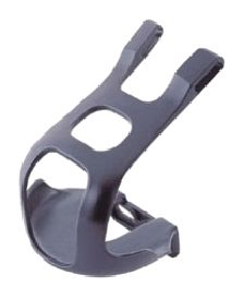 Toe Clips, with Strap, MTB, Lge. Pair.(Sold in Pairs)