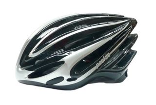 LAST STOCK CLEARANCE  -  HELMET  Profile, Double In-mould, Full retention ring for greater comfort, Dial Fit System, Medium/Large (58-62cm)  SILVER/BLACK  *Top Quality*