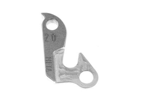 META CNC DERAILLEUR HANGER  - Model 20, Material 6061 T651 Aviation Aluminium, CNC Machined, Silver, Apollo, Haro, Merida, etc