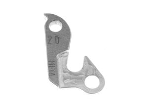META CNC DERAILLEUR HANGER  - Model 20, Material 6061 T651 Aviation Aluminium, CNC Machined, Silver, Apollo, Haro, Merida, etc
