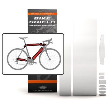 Bikeshield Fullpack Regular Matte  (Bike protection that is Tough, Totally clear, non-yellowing, lightweight, self-healing, transparent and shock absorbing, Easy to Apply without heat or water)