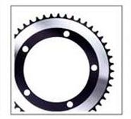 CHAIN RING 1/2 x 1/8" -   44T x 130 BCD for Single Speed, Alloy, BLACK