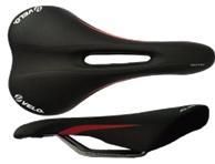 Saddle, SPORTS, O-Zone cut out, Black, Vinyl top, with BLACK lines on sides, Cr-mo rails,