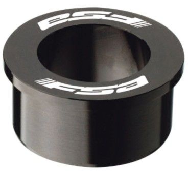 FSA Headtube Reducer, allows 1 1/8" Headset to be used in place of 1.5". Black - SOLD INDIVIDUALLY (34mm ID, 49.75mm OD 20mm Depth + LIP is 55mm OD x 4mm Deep)