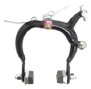 BRAKE - Alhonga Caliper Brake Set, 73-91mm Reach, Single Pivot, Alloy, Nutted, BLACK (Front & Rear)