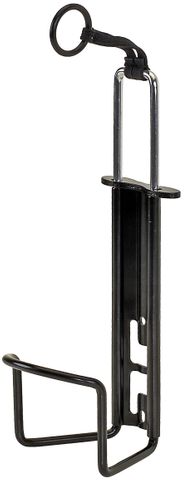 BIDON CAGE - Alloy Cage, Adjustable for Big Bottles, BLACK