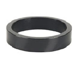SPACER  Alloy, 1 1/8th headset 9mm black