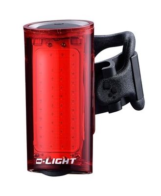 LIGHT Rear Light with 42 Chip COB + 10 SMD LED, 7 Functions, USB Rechargeable, Hi TECH Red Light w/brkt (fits normal & aero posts), 40 Lumen daytime flash