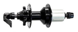 Hub, 8/10 Speed Q/R Black 40H HYBRID (135mm OLD)  6 Bolt Disc