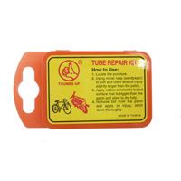 PUNCTURE REPAIR KIT (Individual item) inc rubber solution, valve rubber, metal rasp and 7 patches