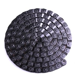 CHAIN - Half Link, 1/2 x 1/8 x 112L, Teflon Coated, BLACK (YBN MK-918)