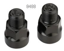 PEDAL THREAD  ADAPTORS,  STEEL , converts 1/2" pedal thread to fit  9/16" cranks, SET of 2