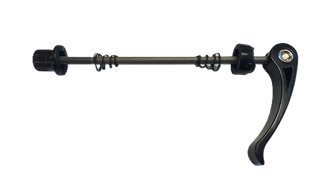 SKEWER  Front, 128mm, Q/R, Cr-mo Axle Alloy Lever, BLACK