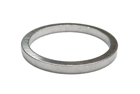 SPACER  Alloy, 1 1/8 silver 3mm
