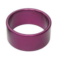 SPACER  Alloy, 1 1/8 15mm Purple