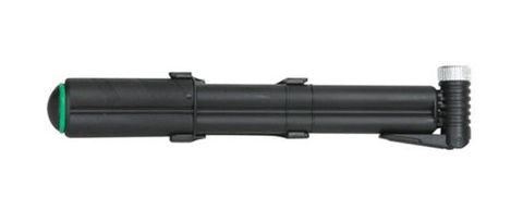 Pump mini, w/brkt,120psi high/low, 280mm long, twin barrel