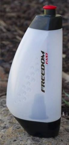 Crazy Pricing  - NOW INCREDIBLE  value AERO Hydration system     BOTTLE - Freedom Fast (Aero Bottle) from Freedom Cycling Systems, Translucent Bottle with Black Lid