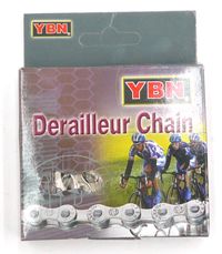 CHAIN - 5-6 Speed - YBN S20H - 114L - SILVER - w/Connect Link