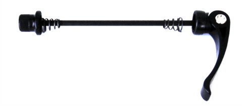 SKEWER  Rear, 165mm, Q/R, Cr-mo Axle Alloy Lever, BLACK