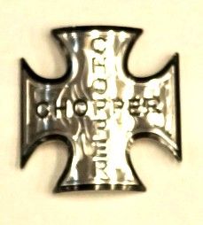 NAME PLATE CHOPPER SILVER