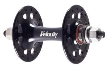 HUB  Front, Nutted, Sealed, Velocity Fixie 48H, BLACK