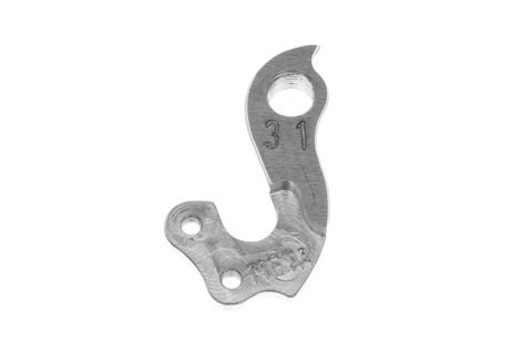 META CNC DERAILLEUR HANGER  - Model 31, Material 6061 T651 Aviation Aluminium, CNC Machined, Silver, Fuji, Orbea, Focus, Canyon, etc