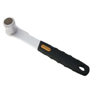 BB cartridge wrench w/handle, shimano bb and isis drive compatible